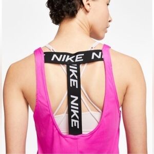 Nike Pink Tank with Black Logo Straps